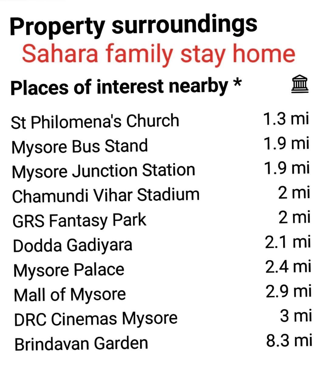 Sahara Family Homestay Mysore Ngoại thất bức ảnh